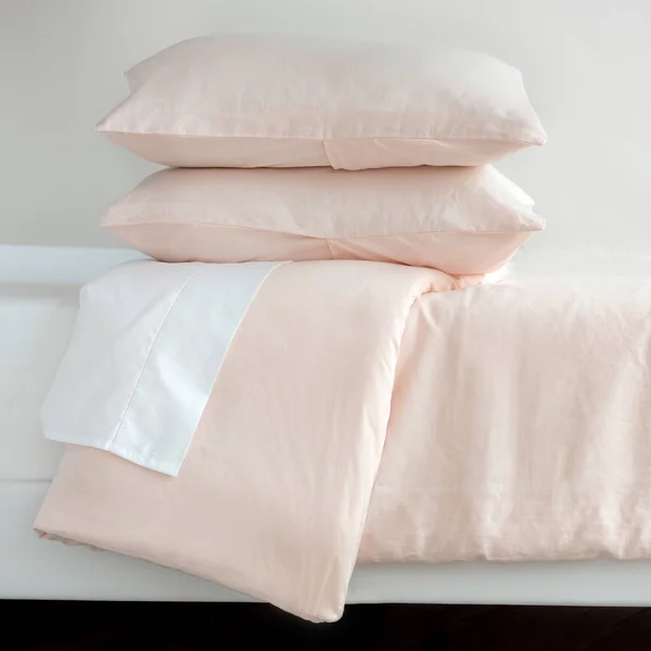 Welhome Relaxed 3-Piece Duvet Cover Set - Oatmeal