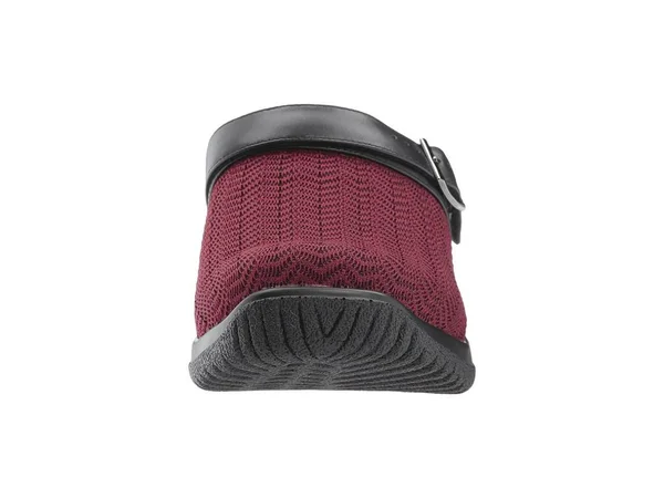 Drew Women's Savannah Clog, Burgundy Wavy Stretch
