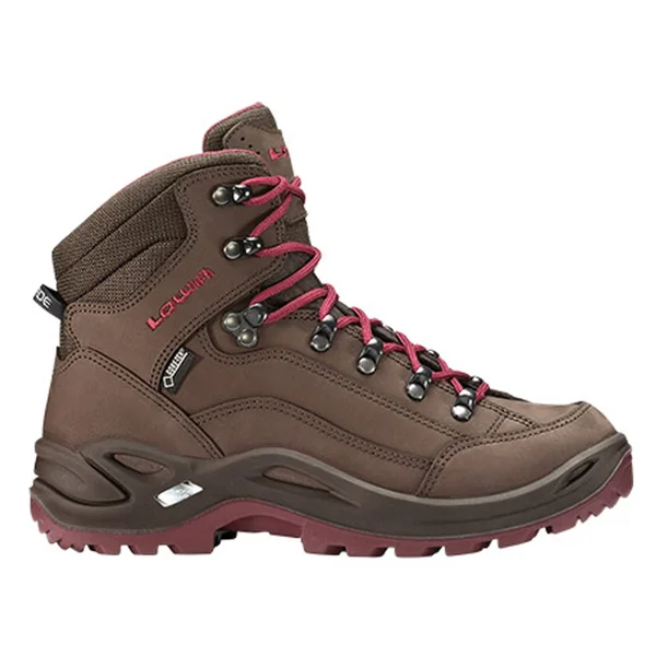 Lowa Renegade GTX Mid Women's - Espresso/Berry, 8.5