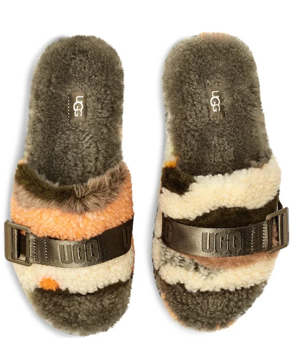 Ugg Women's Fluffita Cali Collage Black/Grey
