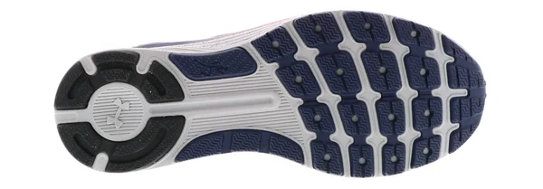 Under Armour Charged Bandit 3 Road Running Shoe - Men's-Grey/Navy-Medium-8