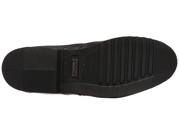 Rockport Works Men's Dressports Steel Toe RK6741, Size: 14 W, Black