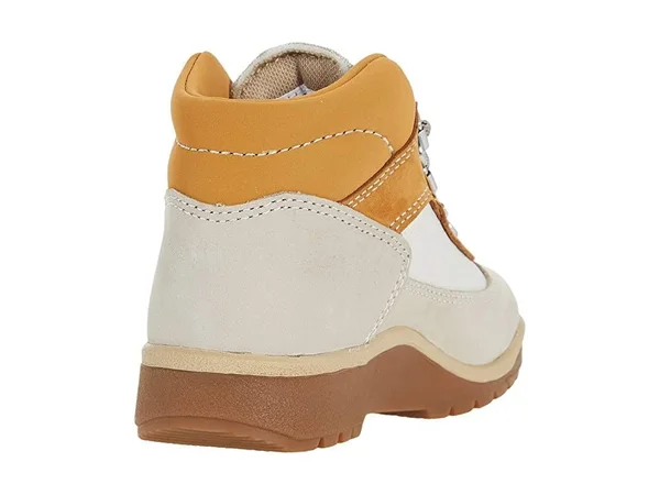 Timberland Kids Leather/Fabric Field Boot Boys Shoes 9481453 - 8.5 Toddler M, Beige