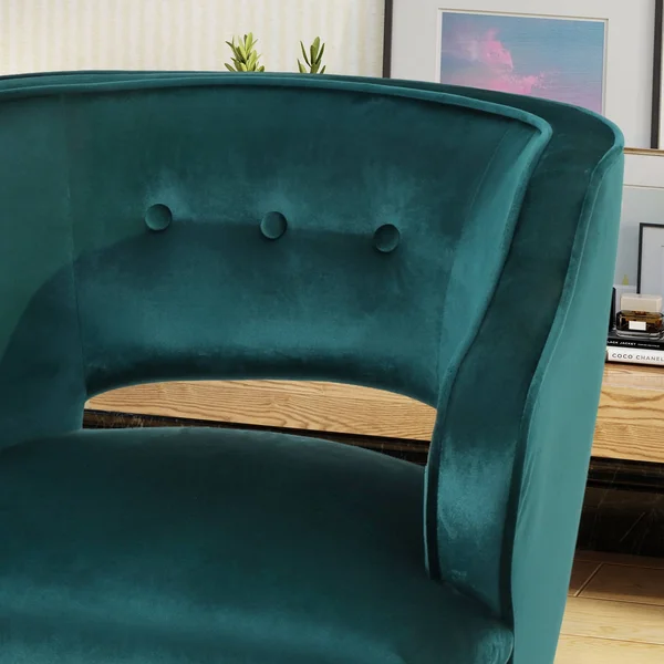 Christopher Knight Home Mariposa Mid Century Velvet Accent Chair by - Size: Grey, Gray