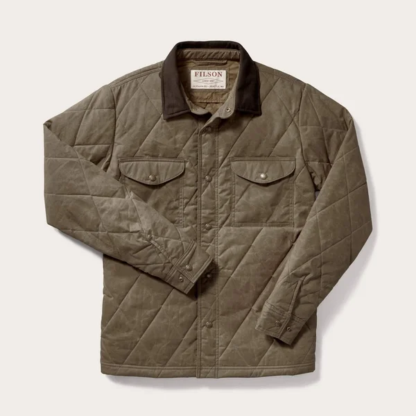Filson Men's Hyder Quilted Jac-Shirt - Tan - XL