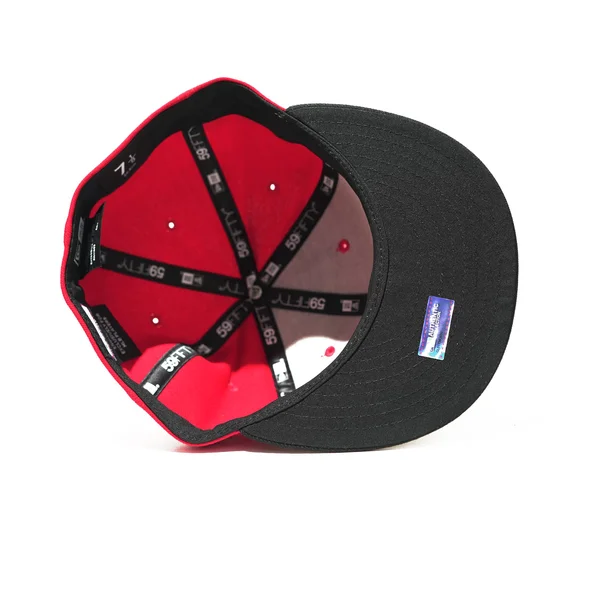 Cincinnati Reds New Era Road Authentic Collection On-Field 59FIFTY Fitted Hat - Red/Black, Size: 7