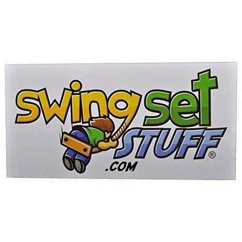 Swing Set Stuff Inc. Commercial Rubber Belt Seat with 8.5 ft. Coated Chain (Yellow)