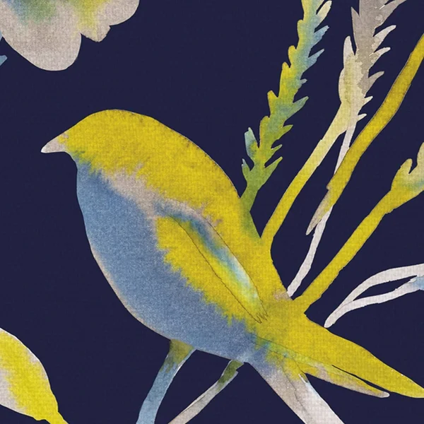 Meadow Symphony by Sandra Jacobs Birds and Feathers Canvas Art - Size: 18 inch x 24 inch