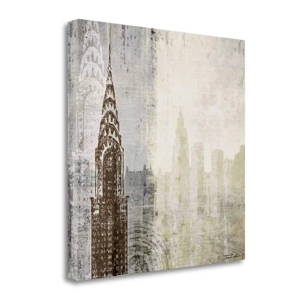 Tangletown Fine Art Edifice I by Tandi Venter - Giclee Print on Gallery Wrap Canvas, 35x22X35x22