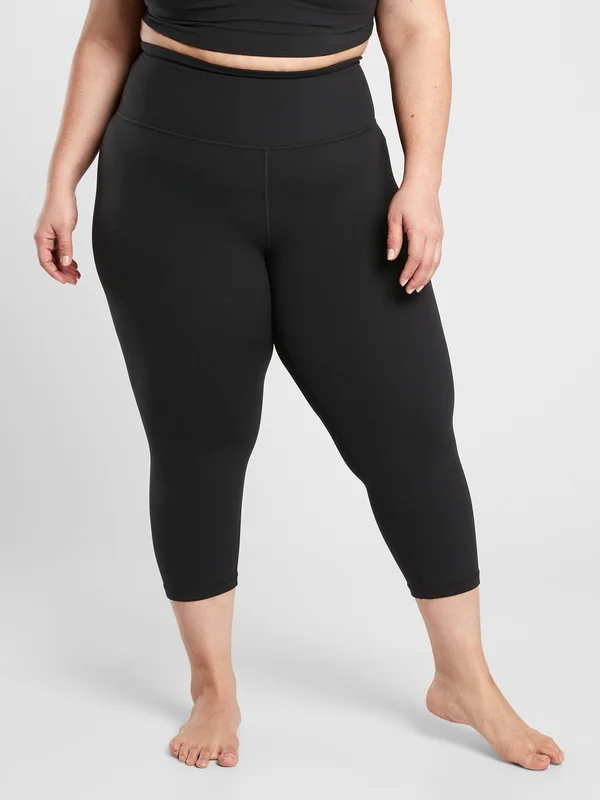 Athleta Women's Elation Capri Black Tall Size Xs