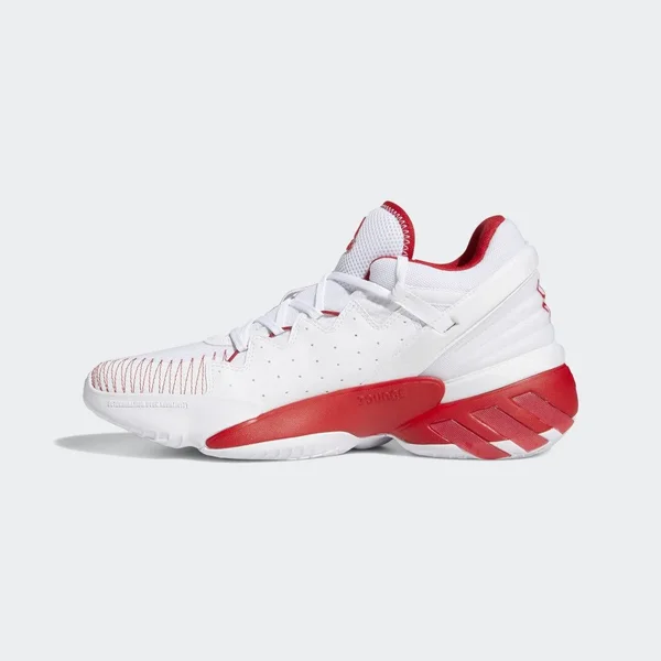 Adidas D.O.N Issue 2 Basketball Shoes Custom Colors - 13.5, White/Scarlet/White
