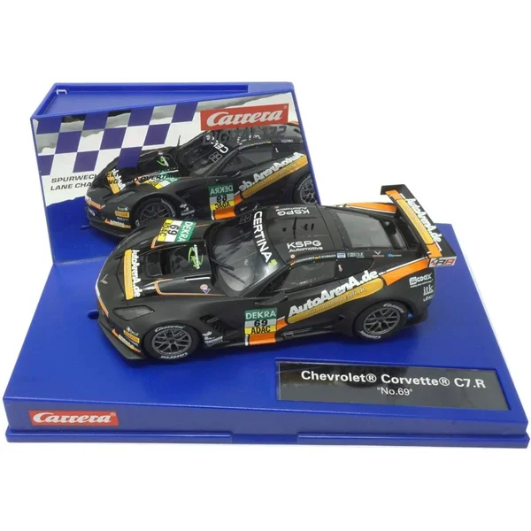 Carrera 20030845 Dig 132 Car: Chevrolet Corvette C7.R No.69 - Black