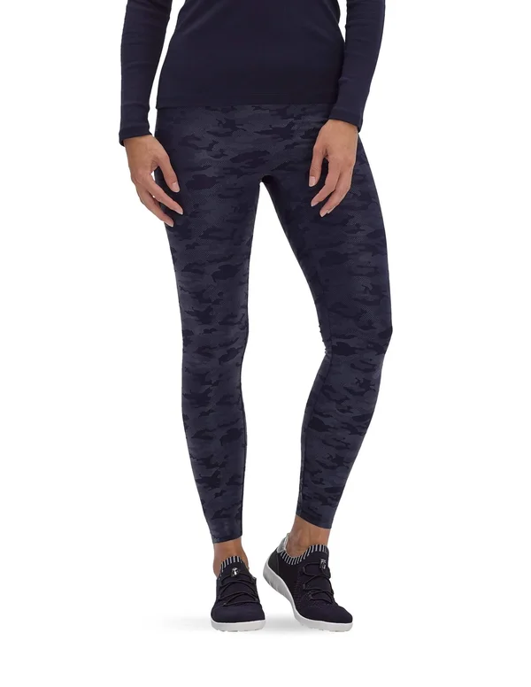 Hue Layering Weightless High Rise Leggings - Large - Navy Camo