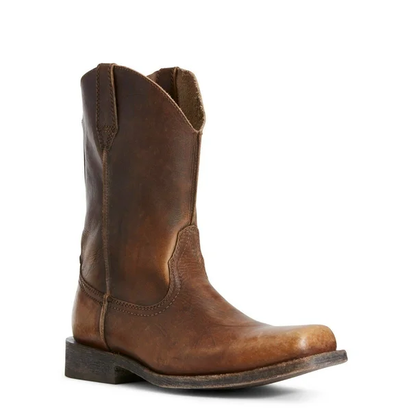 Ariat Men's Rambler Leather Sole Distressed Brown Boots 10027227