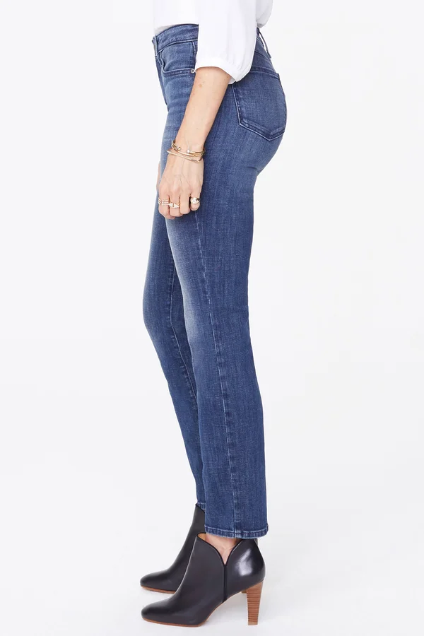 Nydj Womens Sheri Slim Fit Jeans, Blue, 18, Women's