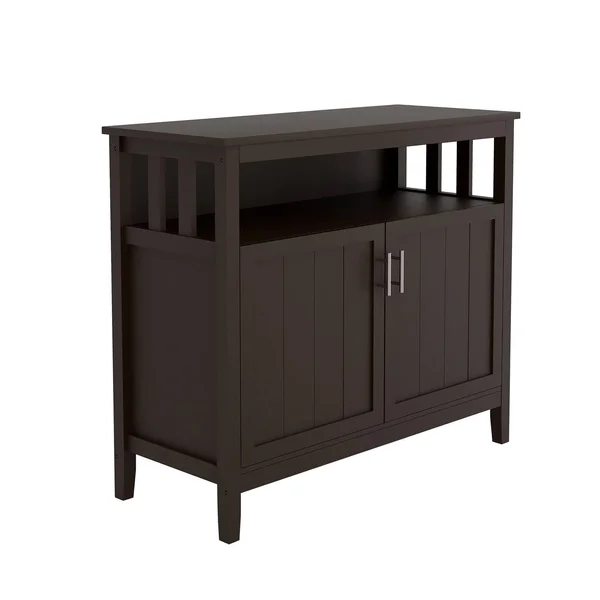 Nestfair Kitchen Storage Sideboard and Buffet Server Cabinet - Espresso