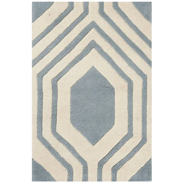 Safavieh 3' x 5' Chatham CHT760B Blue - Ivory Rug