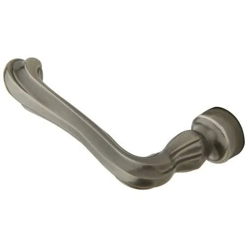 Baldwin 5101.LMR Single Left Hand Estate Lever Minus Rosettes Non-Lacquered Brass