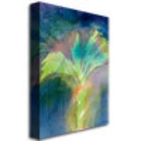 Trademark Fine Art Sheila Golden 'Night Palm' Canvas Art