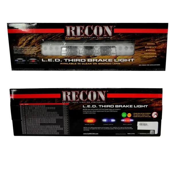 Recon 264117CL LED Third Brake Light Kit 1994-2001 Dodge Ram 1500 & 1994-2002