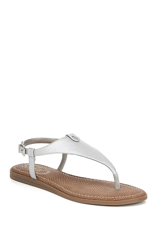Circus by Sam Edelman Women's Carolina Thong Sandals - Soft Silver