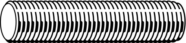 Fabory U22180.100.9999 Threaded Rod, b7 Alloy Steel, 1-8X12 ft