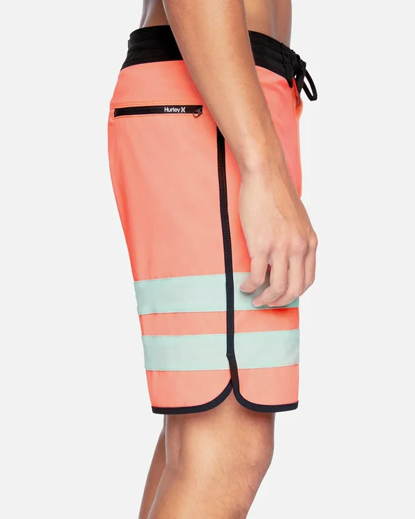 Hurley Phantom Block Party 18x22 Boardshorts - Atomic Pink - 33