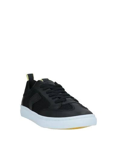 Geox Man Sneakers Black Size 7 Textile fibers - Soft Leather