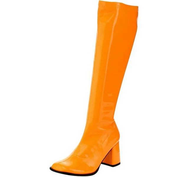 Funtasma - GOGO-300UV 10, Neon Orange Str Patent