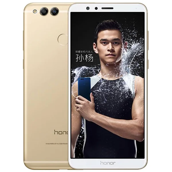 Huawei Honor 7X BND-AL10 Smartphone (Unlocked, CN Version, 4GB RAM, 32GB, Gold)