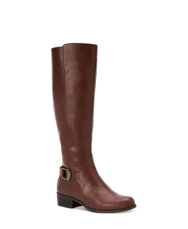 Alfani - Kallumm Knee High Fashion Boots, Cognac