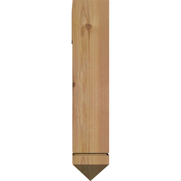 Ekena Millwork 3 1/2 inchw x 18 inchd x 20 inchh Tristan Arts & Crafts Ironcrest Smooth BRACKET - Western Red Cedar (2 inchw