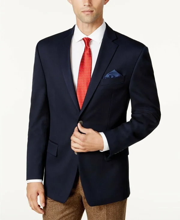 Michael Kors Men's Classic-Fit Stretch Performance Blazer - Navy