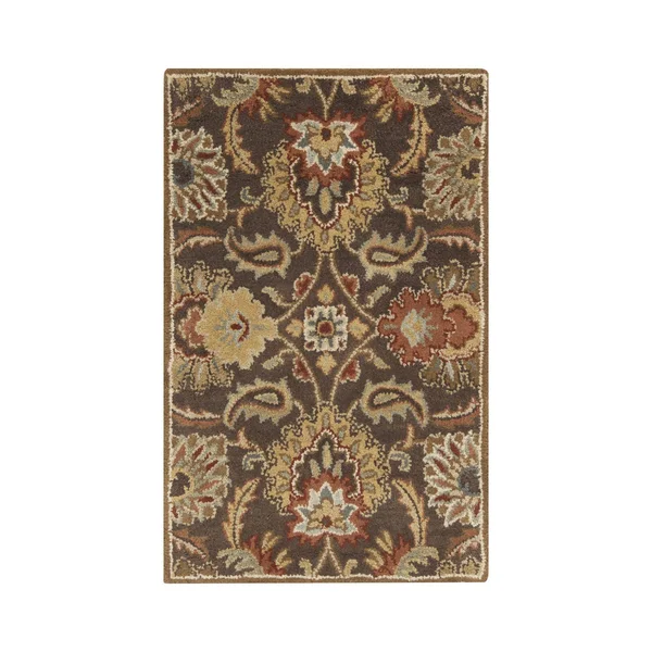 Surya Caesar CAE1028 Dark Brown Area Rug - 18x22 Sample
