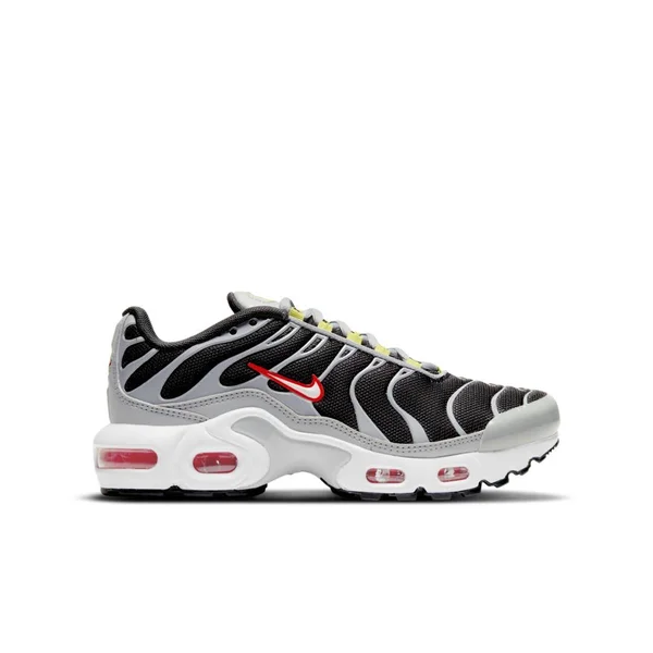 Nike Air Max Plus Big Kids& Shoes in Grey, Size: 4Y, CD0609-013