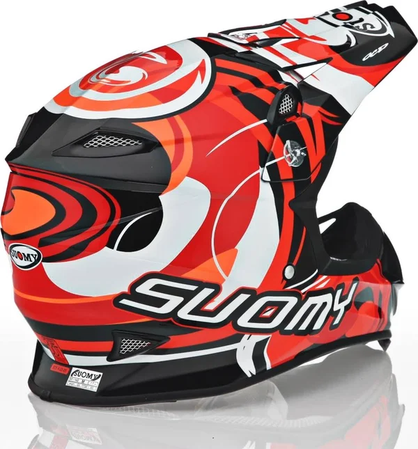 Suomy MX Jump Vortex Red Helmet Size Medium