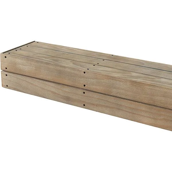 Pearl Mantels The Cades Cove Fontana Finish 72x22 Pallet Mantel Shelf