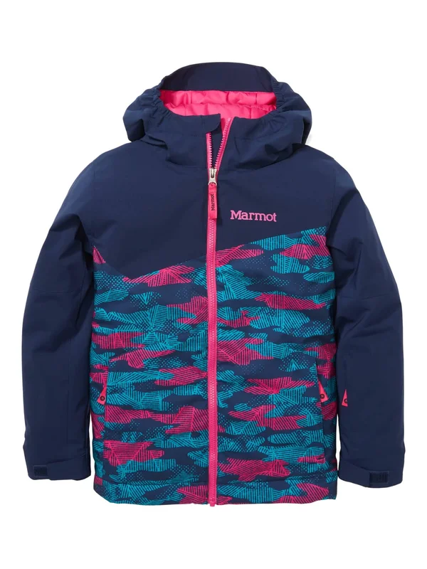 Marmot Tasman Insulated Jacket - Girls& Arctic Navy Haze CAMO/ARCTIC Navy - Xs